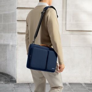 Tomtoc Defender-A42 Laptop Shoulder Bag for 13 inch MacBook Air/Pro Navy Blue